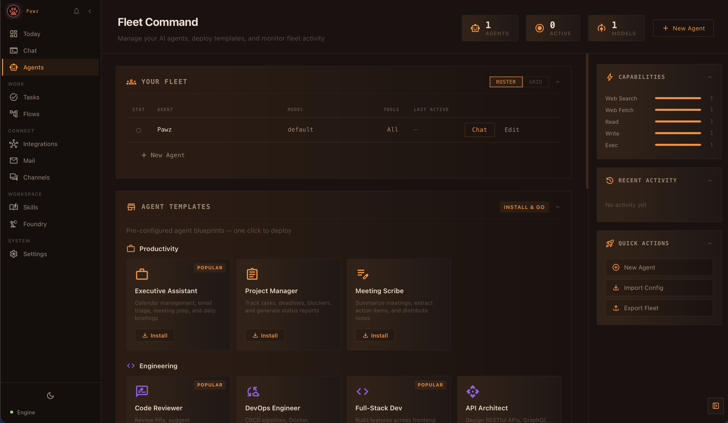 Multi-Agent System screenshot